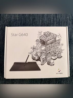 XP-PEN Star G640 Black Graphics Drawing Tablet with Pen